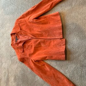 Revue red leather jacket